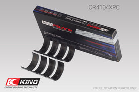 King Engine Bearings Audi/VW 83-03 1.6L/1.8L/2.0L Performance Coated Rod Bearing Set - 0