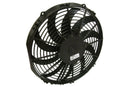 CSF 92-00 Honda Civic All-Aluminum Fan Shroud w/12in SPAL Fan - Black Finish-7