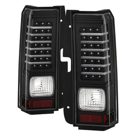 xTune Hummer H3 06-09 ( Non H3T ) LED Tail Lights Black ALT-ON-HH306-LED-BK - 0