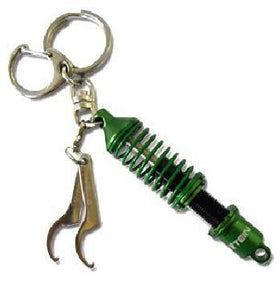 Tein Damper Keychain with Wrench - Green/Black - 0