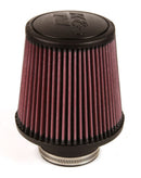 K&N Universal Rubber Filter - Round Tapered 6in Base OD x 3in Flange ID x 6in H-6