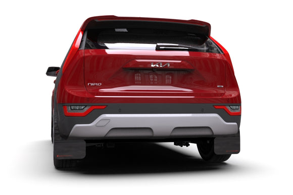 Rally Armor 23-25 Kia Niro SG2 Black UR Mud Flap Blue Logo