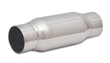 Vibrant SS Resonator (Standard Design) 3in inlet/outlet x 12in long - 0