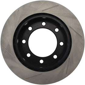 StopTech Power Slot 00-05 Ford Excursion / 01-04 F250 4WD Front Right Slotted Rotor - 0