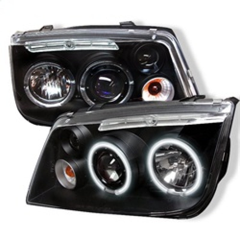 Spyder Volkswagen Jetta 99-05 Projector Headlights CCFL Halo Blk PRO-YD-VJ99-CCFL-BK - 0