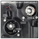 Spyder 09-16 Dodge Ram 1500 Version 2 Headlights Light Bar DRL Black PRO-YD-DR09V2-LBDRL-BK-8