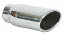 Vibrant 4.5in x 3in Oval SS Exhaust Tip (Single Wall Angle Cut Rolled Edge)-1