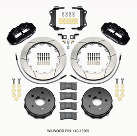 Wilwood Narrow Superlite 4R Rear Kit 12.88in 2007-up Jeep JK w/Lines