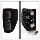 Spyder 09-14 Ford F150 V2 Light Bar LED Tail Lights - Blk Smoke (ALT-YD-FF15009V2-LBLED-BSM)-8