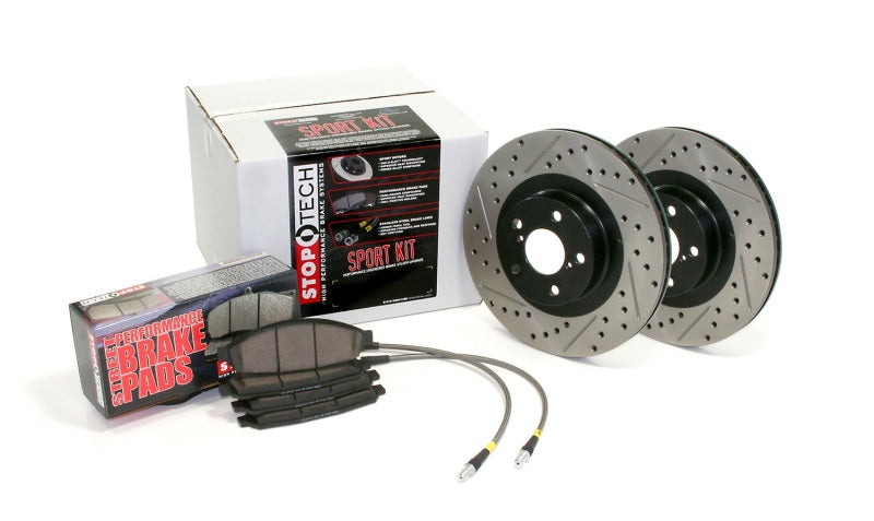 Sport Axle Pack, Drilled & Slotted, 4 Wheel - 0