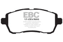 EBC 10+ Ford Fiesta 1.6 (FOR NON-ST/NON-TURBO) Greenstuff Front Brake Pads-6