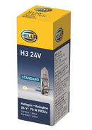 Hella H3 24V/70W PK22s T3.25 Halogen Bulb-7