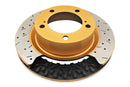 DBA Toyota Cruiser Rear Drilled & Slotted 4000 Series Rotor-5
