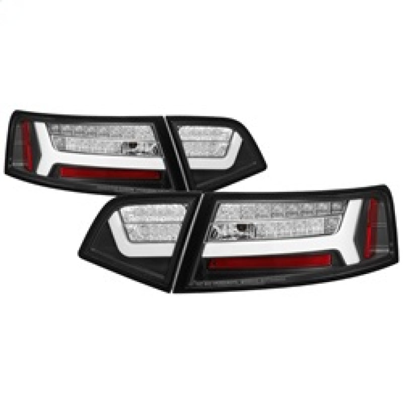 Spyder 09-12 Audi A6 LED Tail Lights - Black (ALT-YD-AA609-LED-BK) - 0