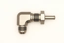 DeatschWerks 8AN Male Flare To 5/16in. Male Barb Bulkhead Adapter 90-Degree (Incl. Nut)-3