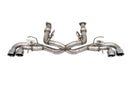 Corsa 2020-2025 Corvette C8 3in Valved Cat-Back 4.5in Pol Quad Tips - Fits Factory NPP Exhaust-1