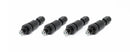 Torque Solution Billet TPMS Valve Stem Kit (Black) 2008+ Subaru Legacy Impreza WRX / STi-1