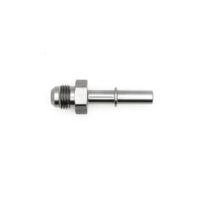DeatschWerks 6AN Male Flare to 5/16in Male EFI Quick Connect Adapter - Anodized Matte Black - 0