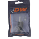 DeatschWerks 6AN Male Flare to 3/8in Female EFI Quick Connect Adapter - Anodized Matte Black-3