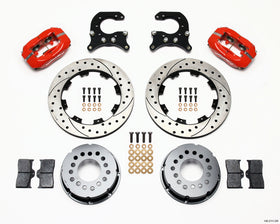 Wilwood Forged Dynalite P/S Rear Kit Drilled Red 58-64 Olds/Pontiac Ends