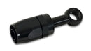 Vibrant -8AN Banjo Hose End Fitting for use with M12 or 7/16in Banjo Bolt - Aluminum Black-2