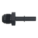 DeatschWerks 8AN Male Flare to 5/16in Male EFI Quick Connect Adapter - Anodized Matte Black-3