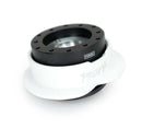 NRG Heart Quick Release Kit Gen 143 - Black Body / White Heart Ring-7