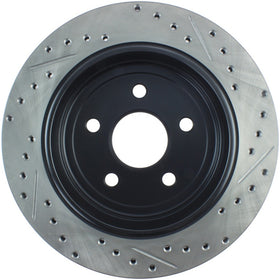 StopTech Slotted & Drilled Sport Brake Rotor 11-17 Jeep Grand Cherokee (Excludes SRT8) - 0