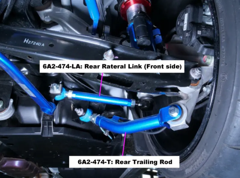 Cusco 2022+ Subaru WRX / 2018+ Subaru Crosstrek Adjustable Rear Trailing Rod Set - 0