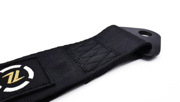 ISR Performance Universal Racing Tow Strap - Black - 0