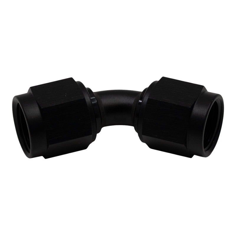 DeatschWerks 6AN Flare Female Swivel 45-Degree to 6AN Flare Female Swivel - Anodized Matte Black - 0