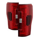 Spyder 17-18 Ford F-250 SD (w/Blind Spot Sens) LED Only Tail Lights - Red Clr (ALT-YD-FS17BS-LED-RC)-1
