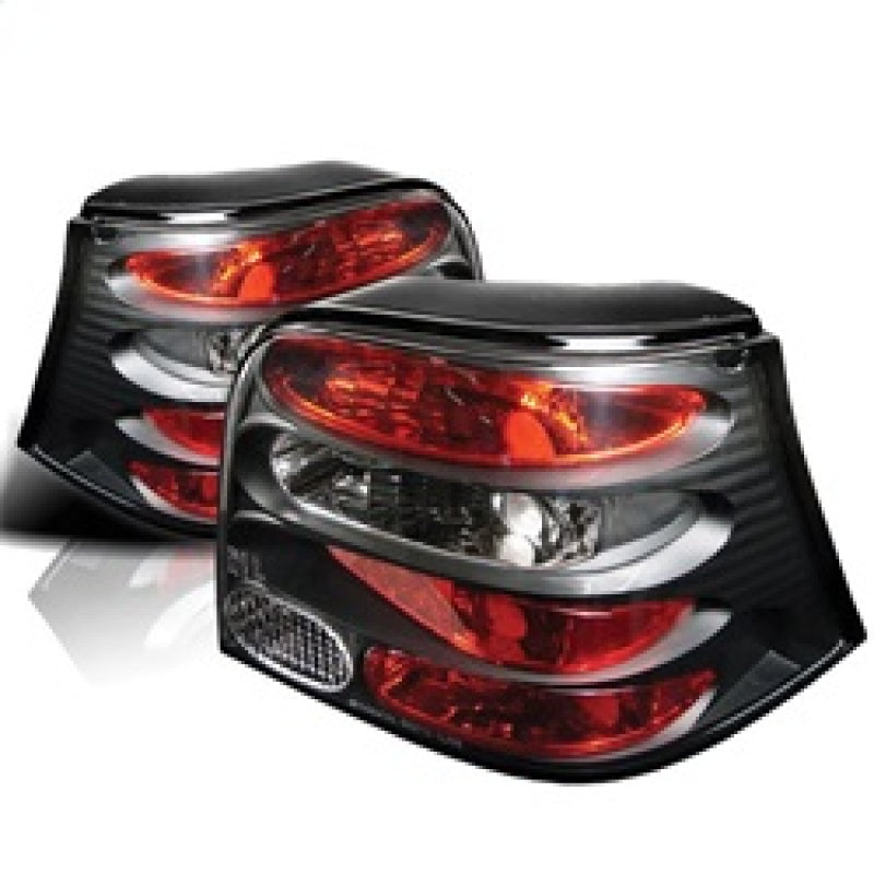 Spyder Volkswagen Golf 99-04 Euro Style Tail Lights Black ALT-YD-VG99-BK - 0