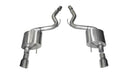 Corsa 2015-2017 Ford Mustang GT 5.0 3in Axle Back Exhaust Polish Dual 4.5in Tip Sport-1