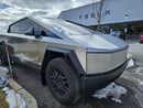 Rally Armor 24-25 Tesla Cybertruck Black UR Mud Flap Silver Logo-9