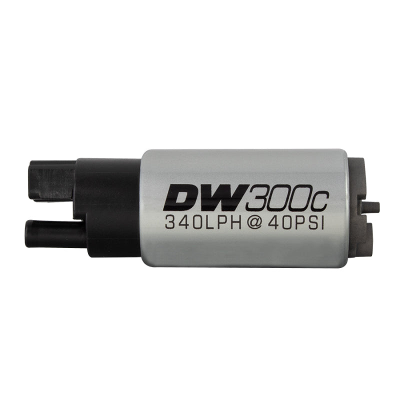 DeatschWerks 340lph DW300C Compact Fuel Pump w/o Mounting Clips - 0
