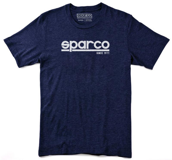 Sparco T-Shirt Corporate Navy Lrg