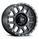 Method MR306 Mesh 17x8.5 0mm Offset 5x4.5 83mm CB Matte Black Wheel-2