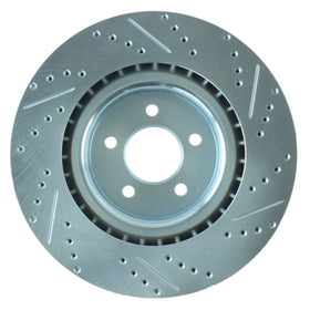StopTech Select Sport 07-10 Ford Shelby Slotted and Drilled Right Rotor - 0