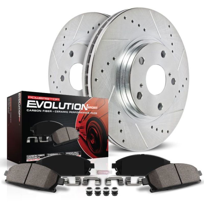 Power Stop 02-06 Cadillac Escalade Front Z23 Evolution Sport Brake Kit - 0