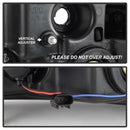 Spyder 04-08 Ford F-150 Projector Headlights - Light Bar DRL - Black PRO-YD-FF15004V2-LB-BK-8