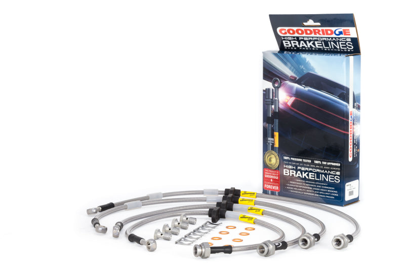 Goodridge 91-95 Acura Legend Stainless Steel Brake Lines - 0