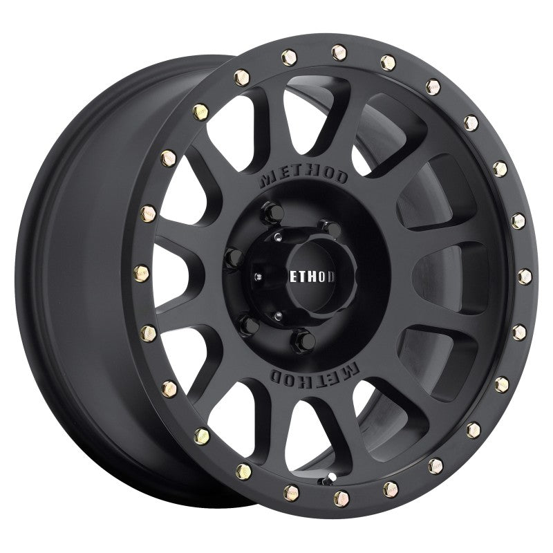 Method MR305 NV 18x9 0mm Offset 6x135 94mm CB Method Matte Black Street Loc Wheel - 0