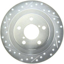 StopTech Select Sport 98-08 Subaru Forester Slotted and Drilled Right Rear Rotor-1