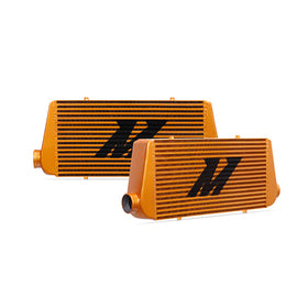 Mishimoto Universal Gold R Line Intercooler Overall Size: 31x12x4 Core Size: 24x12x4 Inlet / Outlet - 0