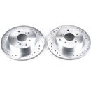 Power Stop 89-96 Nissan 300ZX Rear Evolution Drilled & Slotted Rotors - Pair-1