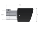 MBRP Universal Carbon Fiber Tip 4in OD / 2.5in Inlet / 7.7in L-3
