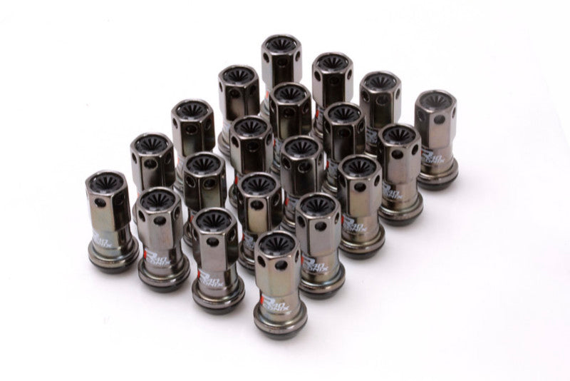 Project Kics 12X1.50 R40 Iconix Classical Lug Nuts w/ Black Plastic Cap - 20 - No Locks - 0