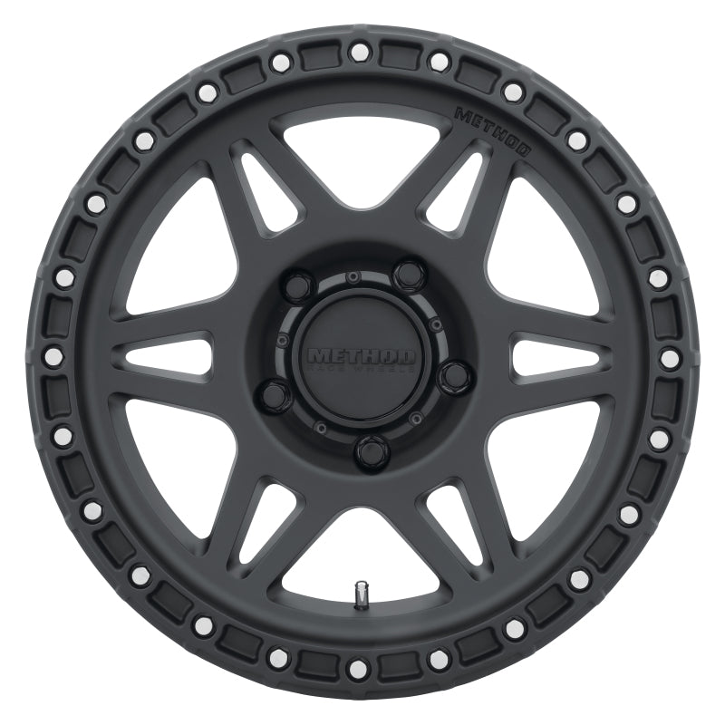 Method MR312 17x8.5 0mm Offset 5x5 71.5mm CB Matte Black Wheel - 0