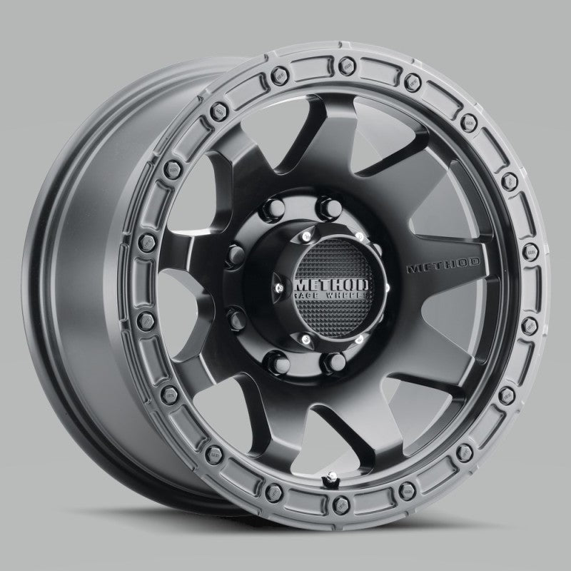 Method MR317 20x9 +18mm Offset 8x180 130.81mm CB Matte Black Wheel - 0